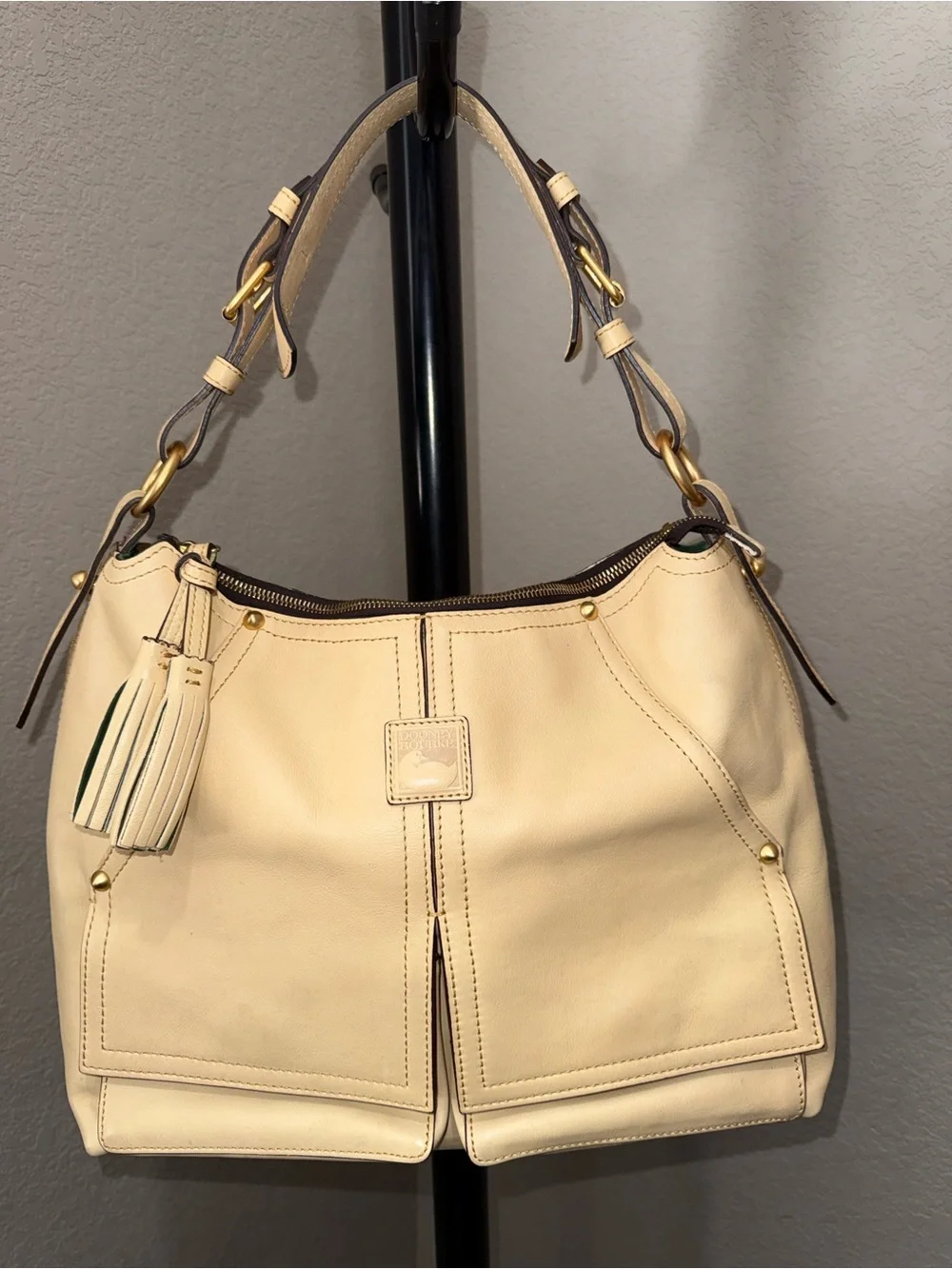 Dooney & Bourke Cream Florentine Kingston